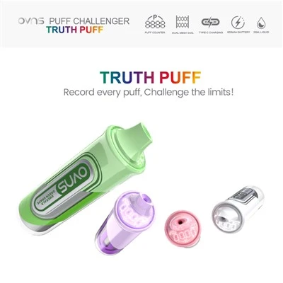 Ovns Truth Puff Series Puff Challenger 3D -skärm Display Vape
